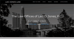 Desktop Screenshot of ljtxlaw.com