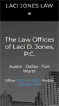 Mobile Screenshot of ljtxlaw.com