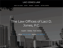 Tablet Screenshot of ljtxlaw.com